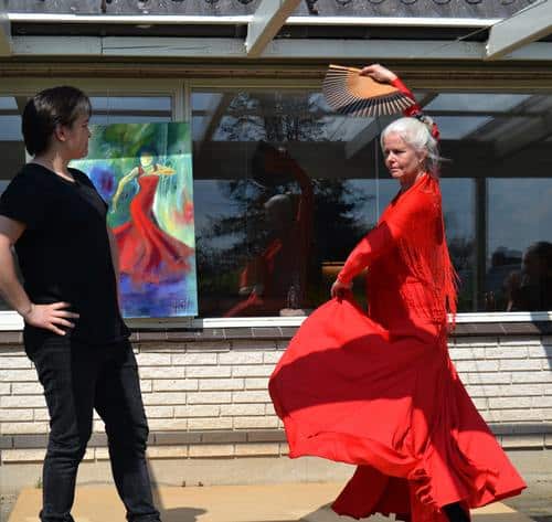 Åbent atelier med flamenco show