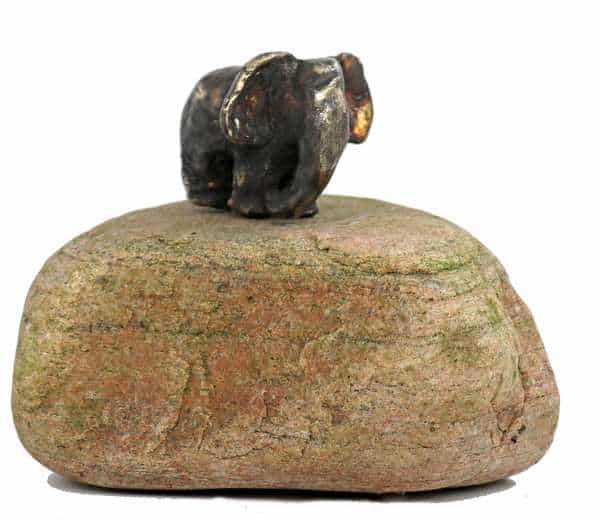 bronze-elefant - unika skulptur