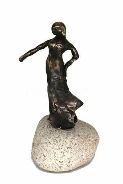 Flamencodanser_1_bronzeskulptur