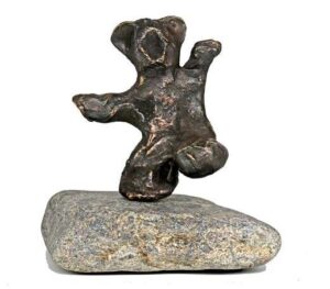 Bamse-sanger i bronze Bronzeskulptur