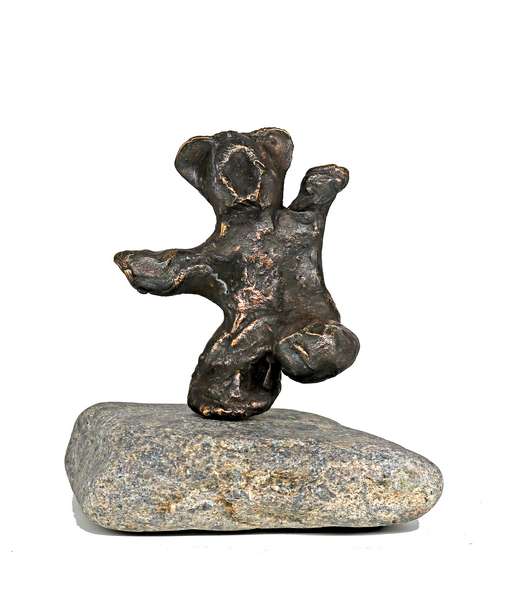Bamse-sanger i bronze Bronzeskulptur