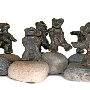Bronze skulpturer Bamse sangkor