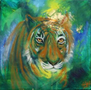 Dyremalerier - Maleri af tiger