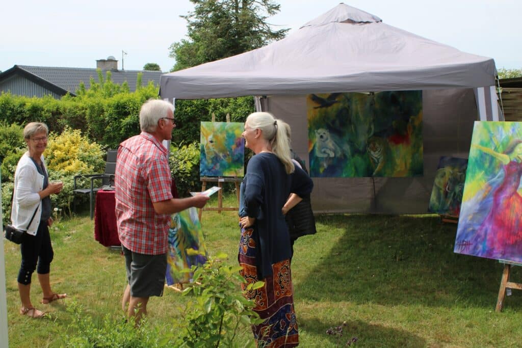 Kunst i pinsen - Åbent atelier med kunst i haven