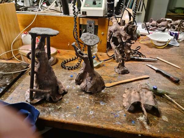 Støbekanalerne skal skæres af