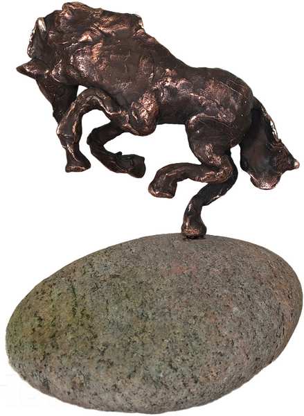 Unika hest i bronze