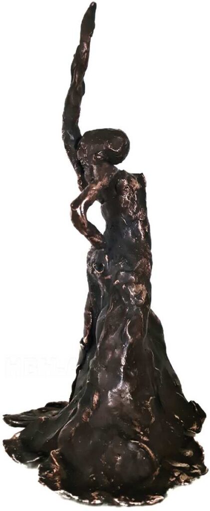 Flamencodanser i bronze - Stand by yourself