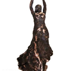 Bronze skulptur af Flamencodanser