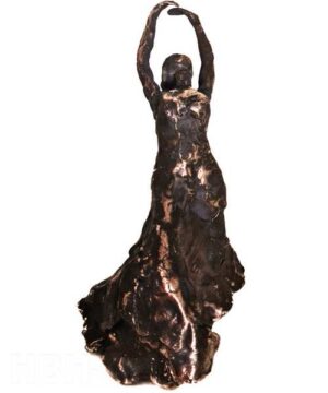 Bronze skulptur af Flamencodanser