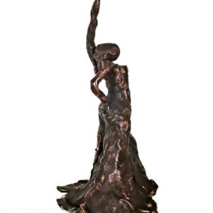 Flamencodanser bronzeskulptur