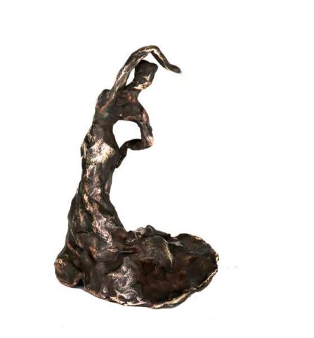 Bata de cola Cire perdue støbt flamencodanser i bronze