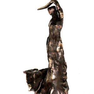 Cire perdue støbt flamencodanser i bronze