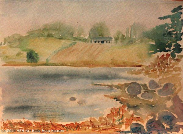 Kunstmaler - tidlig akvarel