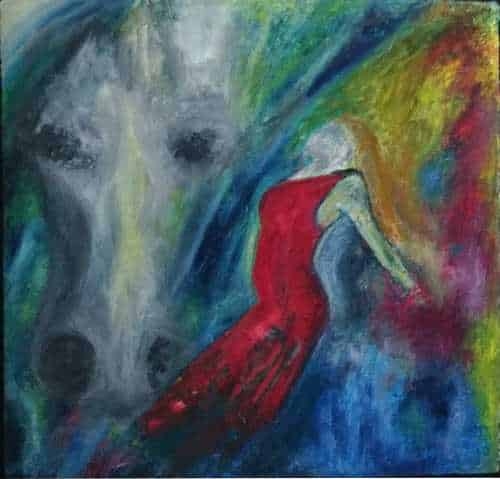 Kopi af mit maleri animal healing