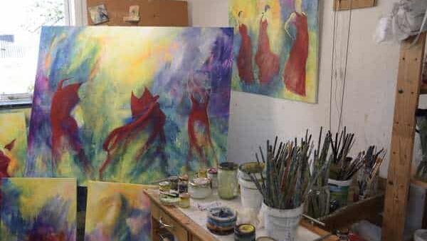 Kunst i pinsen 2023 &Aring;bent atelier