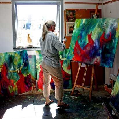 Hvordan bliver man kunstner - mal, mal , mal HBH Art