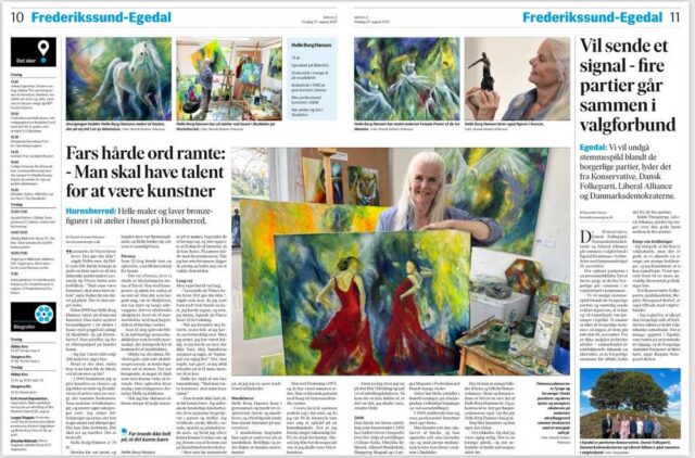 Presseomtale af HBH-Art i Frederiksborg Amtsavis 2025