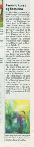 Udstilling og flamenco i Kulhuse medborgerhus