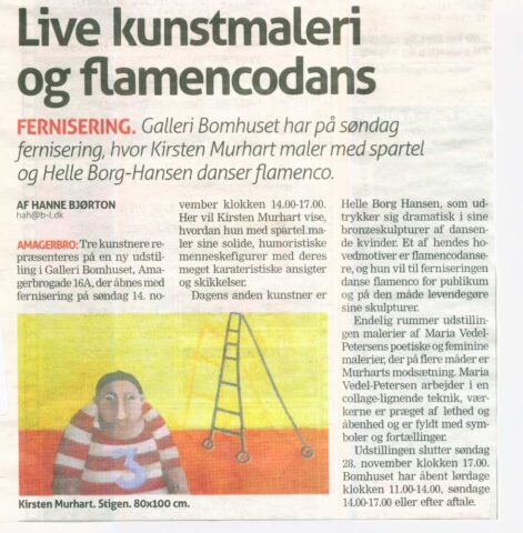 Udstilling og flamenco i Galleri Bomhuset